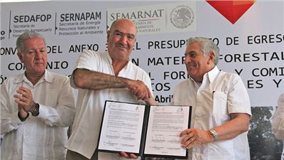 POCO MÁS DE 230 MDP ENTREGÓ EL GOBIERNO DE LA REPÚBLICA A TABASCO PARA PROYECTOS AMBIENTALES Y FORESTALES