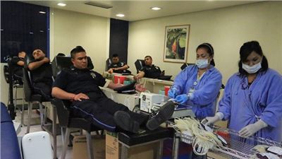 POLICÍA FEDERAL SE SUMA A LA CAMPAÑA  NACIONAL DE DONACIÓN  ALTRUISTA DE SANGRE DEL IMSS