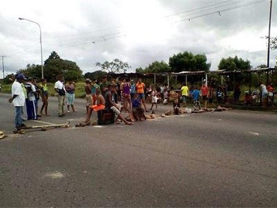 Protestas por hambre en Bolivar y Barinas (Venezuela)