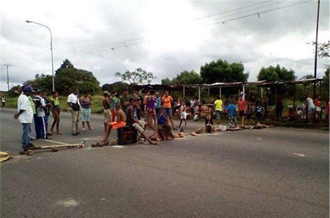 Protestas por hambre en Bolivar y Barinas (Venezuela)