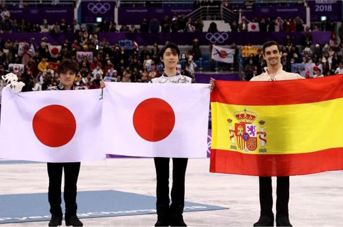 PYEONGCHANG 2018 - El español Javier Fernández gana el bronce en patinaje artístico.