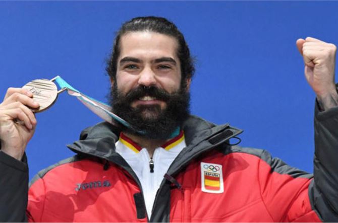 PYEONGCHANG 2018 - El  español snowboarder Regino Hernandez gana medalla de bronce