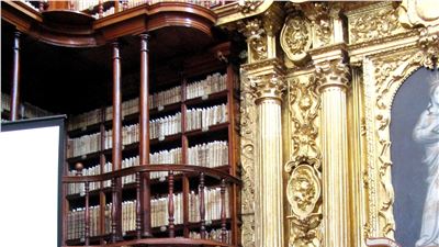      RECIBE SERGIO PITOL  LA CLAVIS PALAFOXIANUM EN LA BIBLIOTECA PALAFOXIANA