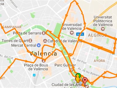 Recorrido de la Maratón Valencia Trinidad Alfonso EDP 2017 