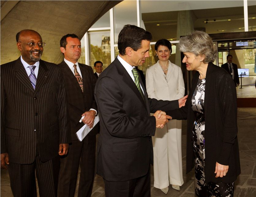 REUNIÓN CON DIRECTORA GENERAL DE LA UNESCO PARÍS, FRANCIA