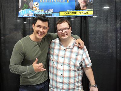 Samuel meets with Celebs at Knoxville Comic Con