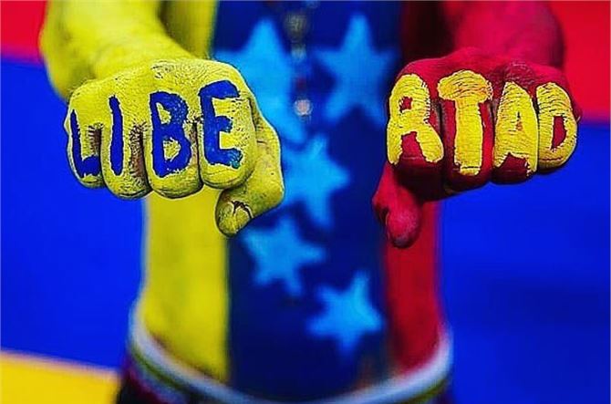 Se pide LIBERTAD en Venezuela