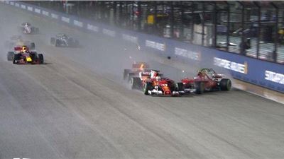 Singapore Gp F1: Ferrari out after departure.