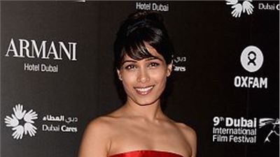 Slumdog star Freida Pinto at the Dubai International Film Festival.