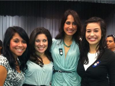 Special Guest at the Girl Scouts of Southwest Texas Investiture Ceremony