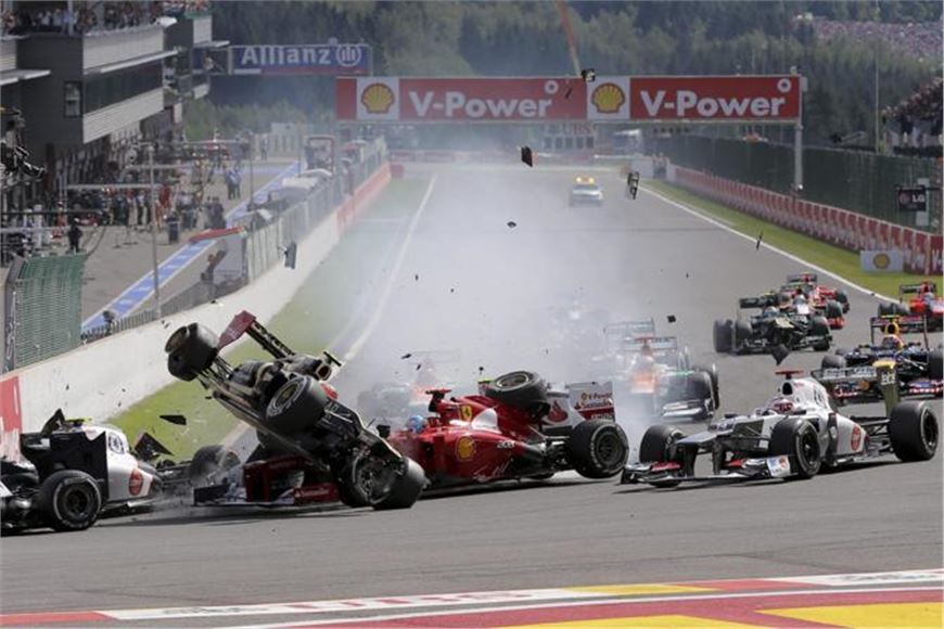 Terrible accident au Grand Prix de Belgique
