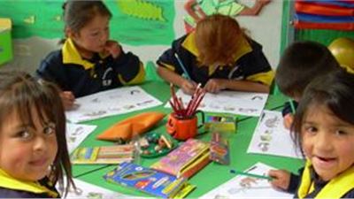 The "New School"  is in the suburbs of Bogota.