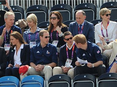 The Royals were out in force to support the Queen's granddaughter Zara Phillips as she rode for victory at the cross-country phase of the equestrian eventing this afternoon. 