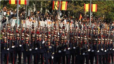 Un desfile de la Fiesta Nacional marcado por el cariño a las Fuerzas Armadas