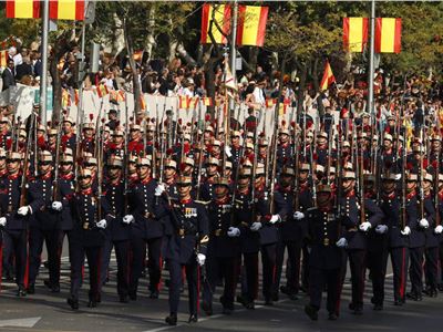 Un desfile de la Fiesta Nacional marcado por el cariño a las Fuerzas Armadas