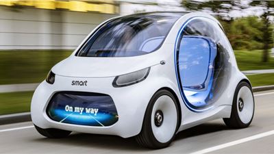 VISION EQ : Daimler's First Car Without A Steering Wheel And Pedals