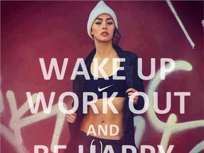 Wake up, work out and Be Happy!