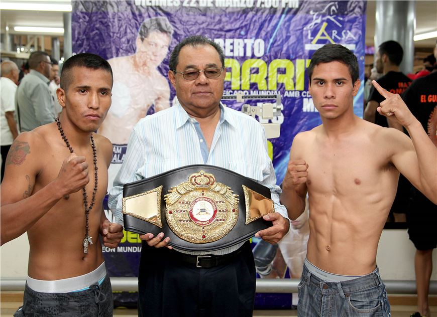 WBA FEDELATIN MINIFLYWEIGHT 12 ROUNDS  Gilberto Parra 108 lbs Vs Eduardo González 108 lbs